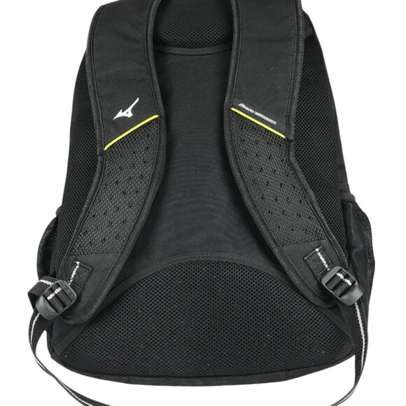 Mizuno Lightning 2 Backpack Daypack Black White Volleyball Sport Bag 14x19x10 - Picture 5 of 13